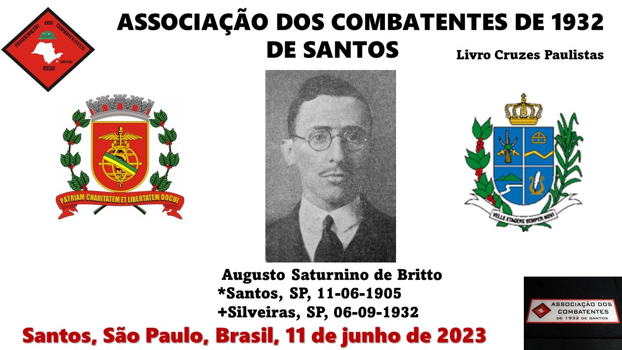 Homenagem a Augusto Saturnino de Britto